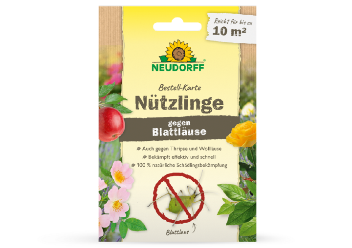 NEUDORFF Bestell-Karte Nützlinge gegen Blattläuse